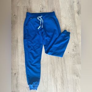 Figs Royal Blue Jogger Scrub Pants
